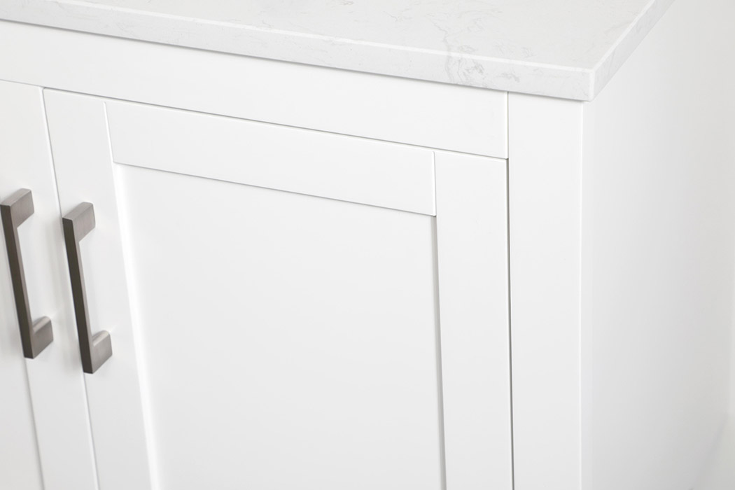 Elegant Bathroom Vanity - White (VF16030WH-BS)