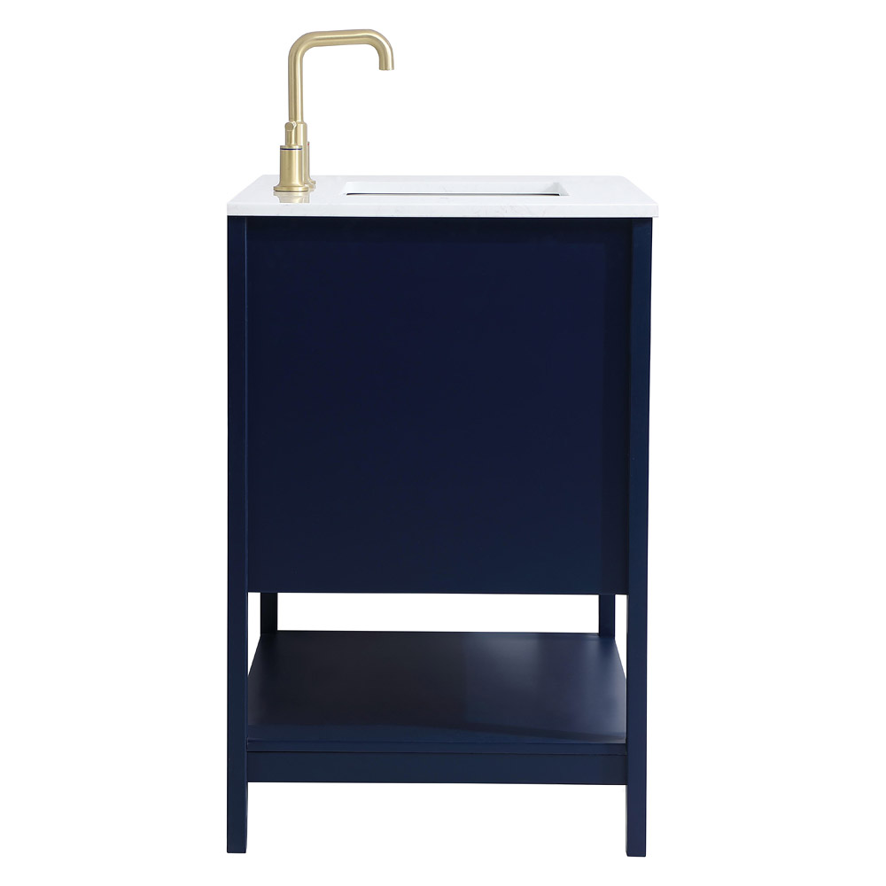 Elegant Bathroom Vanity - Blue (VF16036BL)