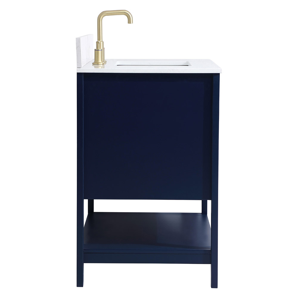 Elegant Bathroom Vanity - Blue (VF16036BL-BS)