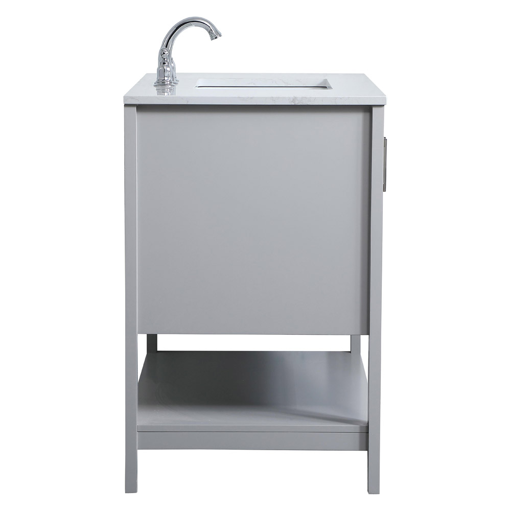 Elegant Bathroom Vanity - Gray (VF16036GR)