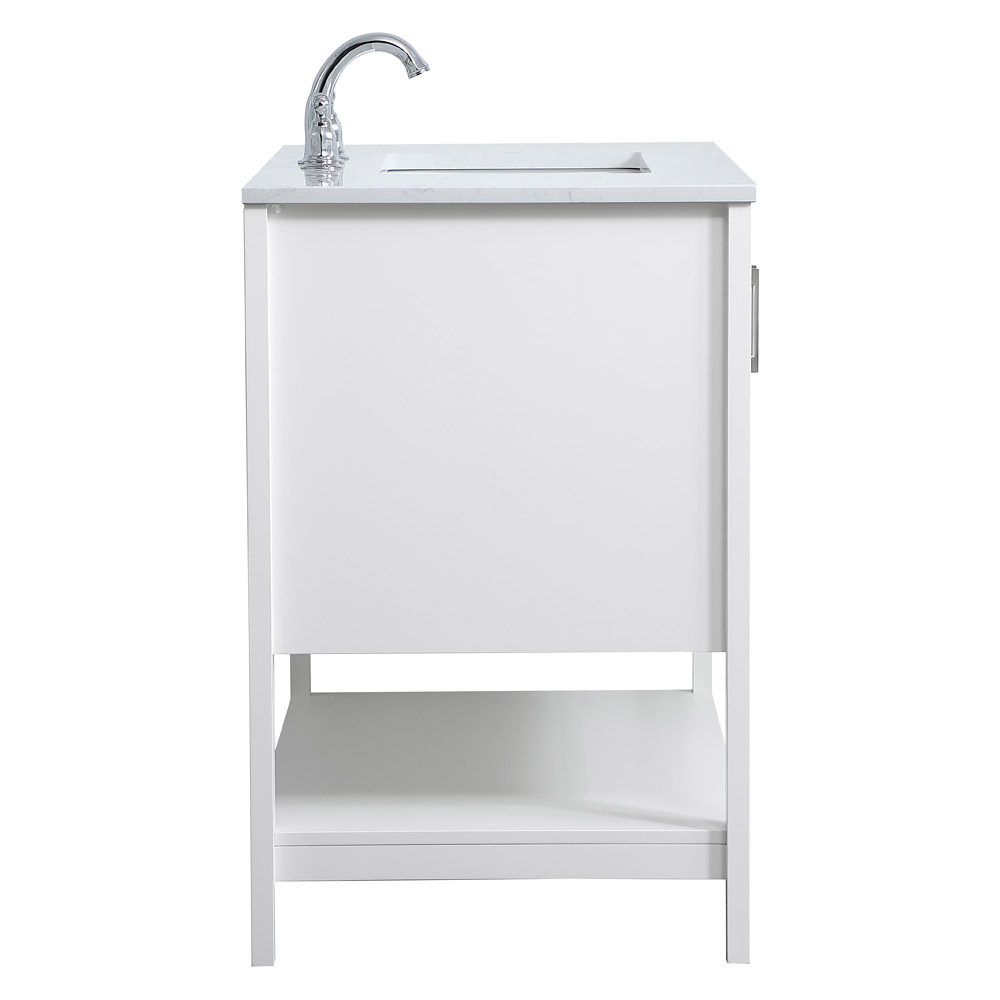 Elegant Bathroom Vanity - White (VF16036WH)