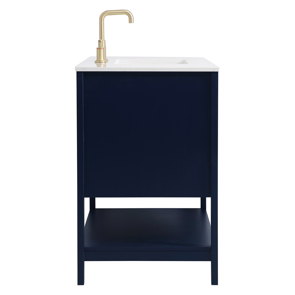 Elegant Bathroom Vanity - Blue (VF16042BL)