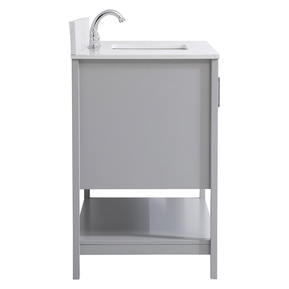 Elegant Bathroom Vanity - Gray (VF16042GR-BS)