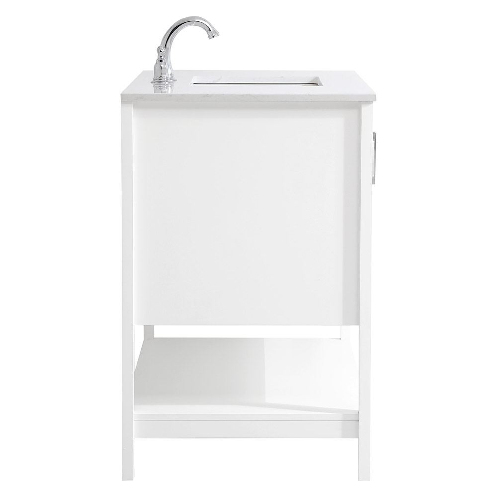 Elegant Bathroom Vanity - White (VF16042WH)