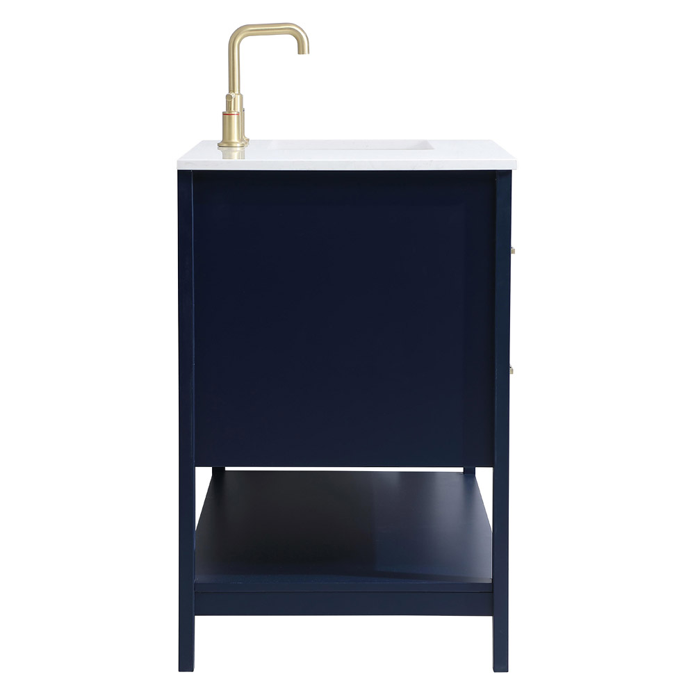 Elegant Bathroom Vanity - Blue (VF16048BL)