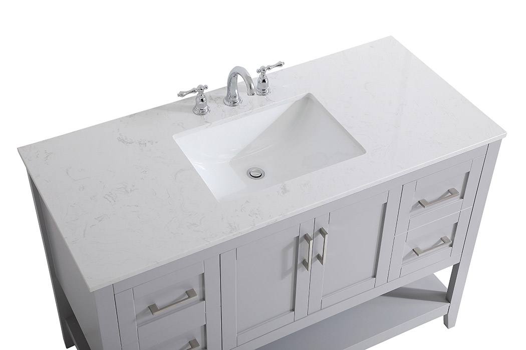 Elegant Bathroom Vanity - Gray (VF16048GR)