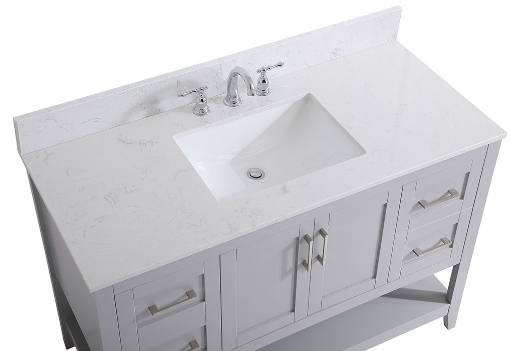 Elegant Bathroom Vanity - Gray (VF16048GR-BS)