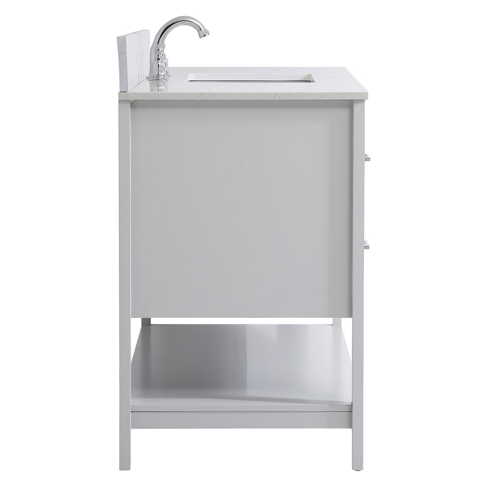 Elegant Bathroom Vanity - Gray (VF16048GR-BS)