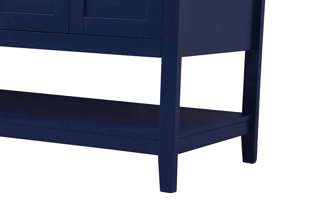 Elegant Bathroom Vanity - Blue (VF16060DBL)