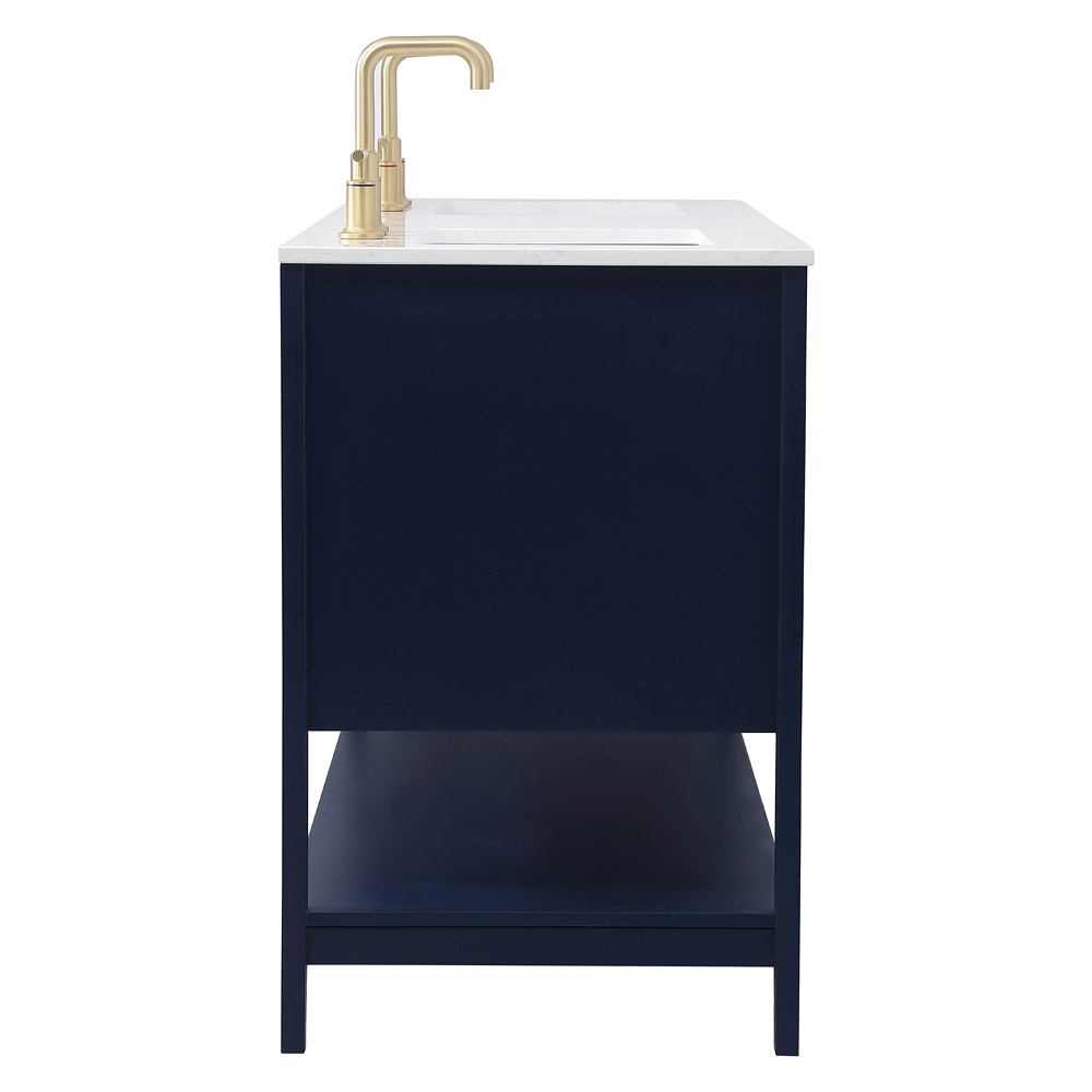 Elegant Bathroom Vanity - Blue (VF16060DBL)