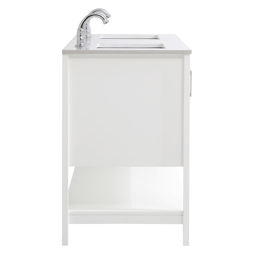 Elegant Bathroom Vanity - White (VF16060DWH)