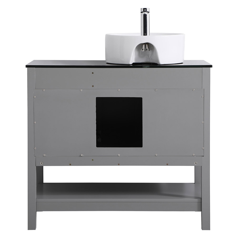 Elegant Bathroom Vanity - Gray (VF16236GR)