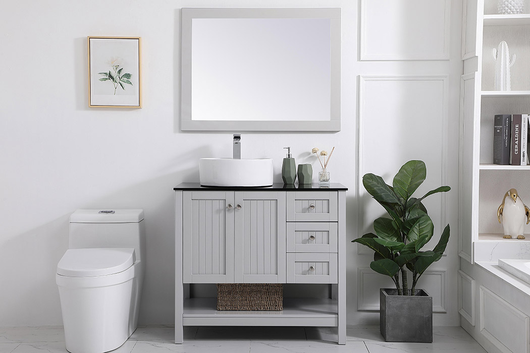 Elegant Bathroom Vanity - Gray (VF16236GR)