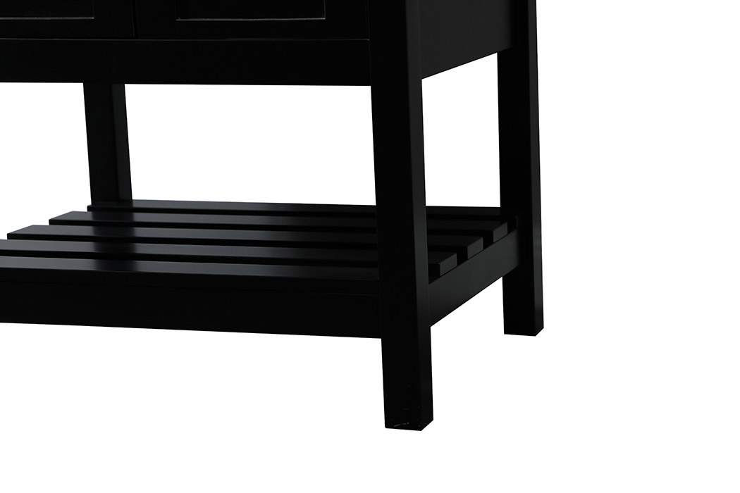 Elegant Bathroom Vanity - Black (VF16424BK)