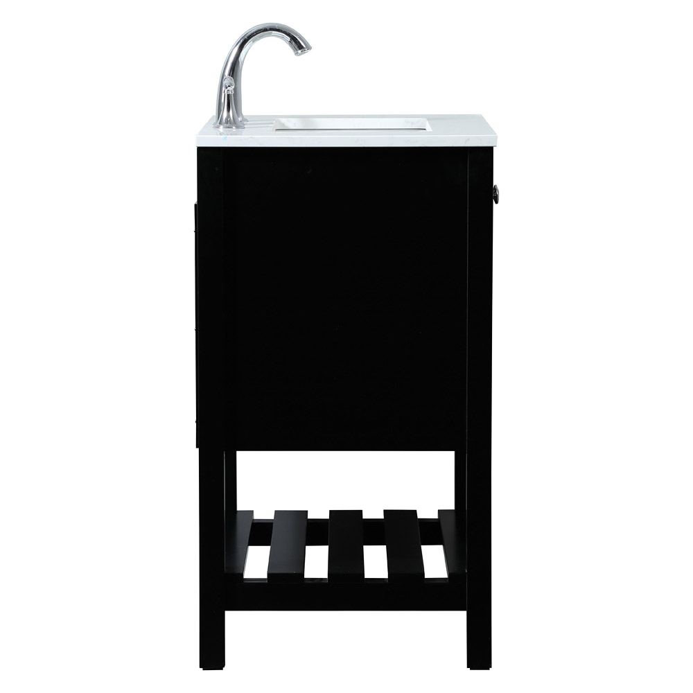 Elegant Bathroom Vanity - Black (VF16424BK)