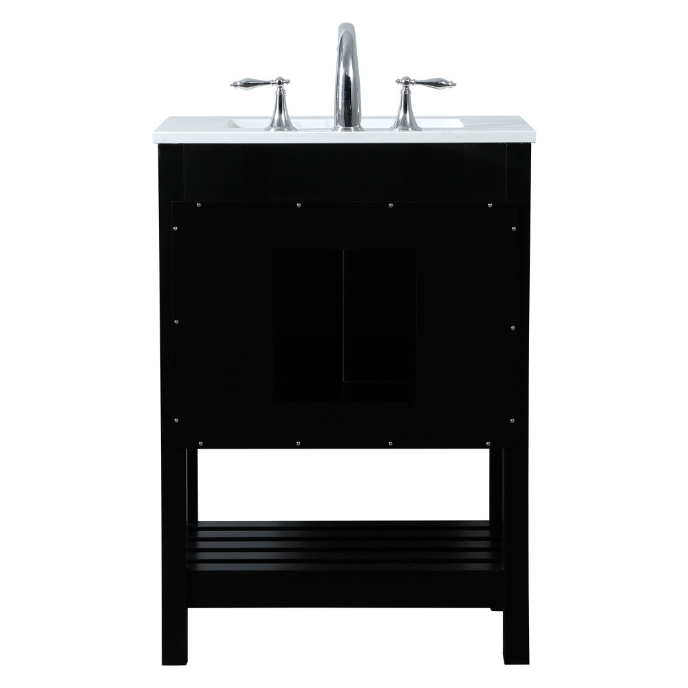 Elegant Bathroom Vanity - Black (VF16424BK)