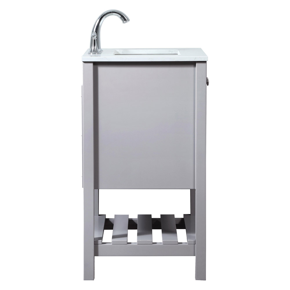 Elegant Bathroom Vanity - Gray (VF16424GR)