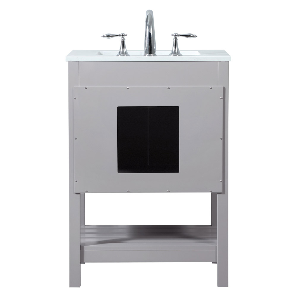 Elegant Bathroom Vanity - Gray (VF16424GR)