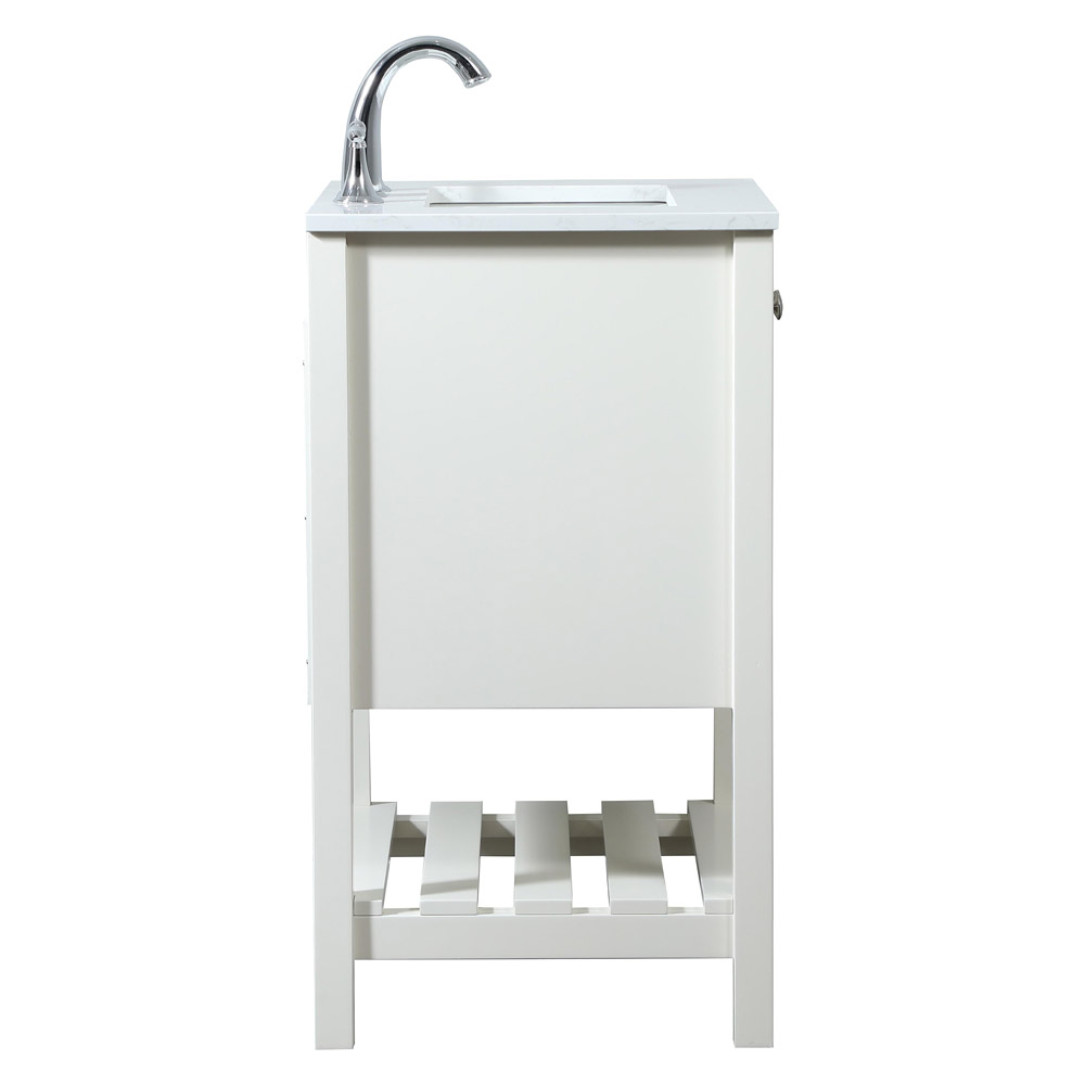 Elegant Bathroom Vanity - White (VF16424WH)