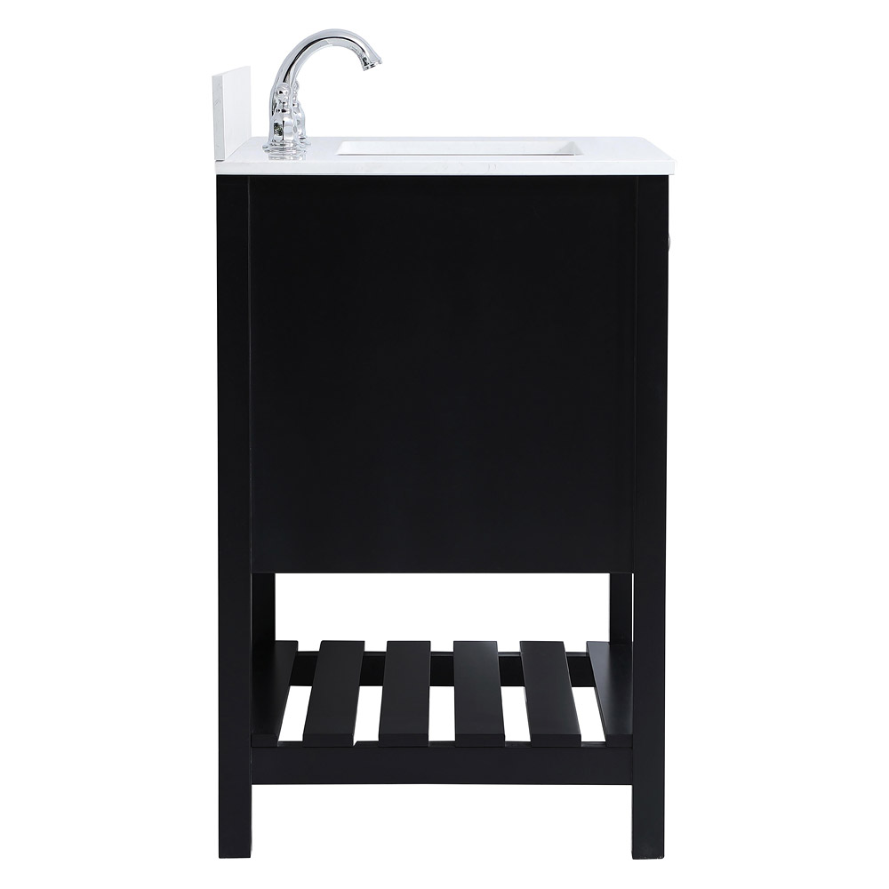 Elegant Bathroom Vanity - Black (VF16430BK-BS)