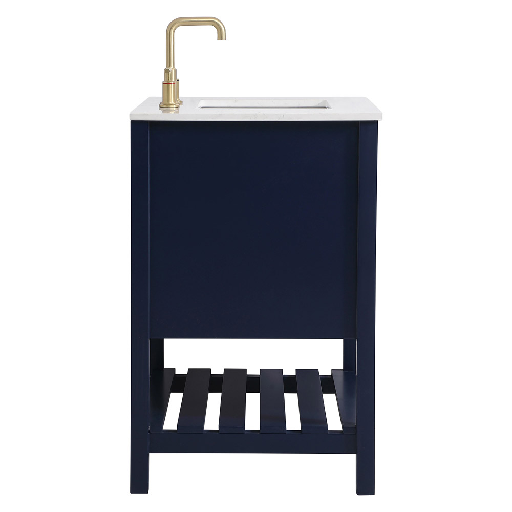 Elegant Bathroom Vanity - Blue (VF16430BL)