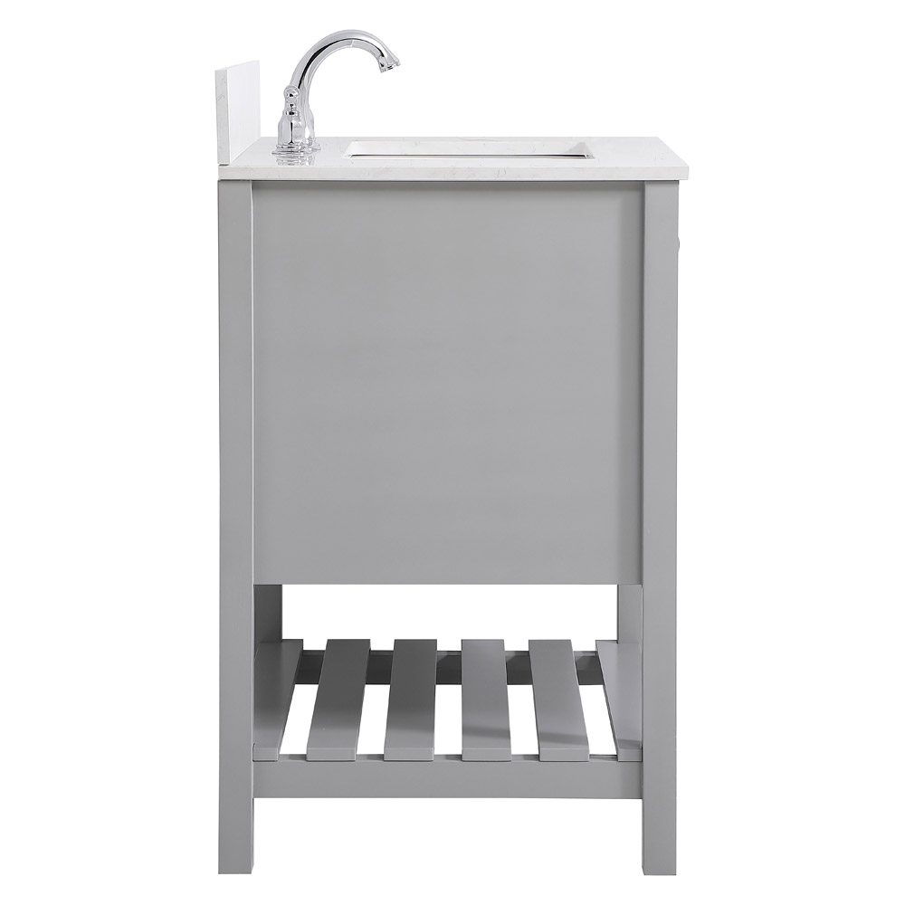 Elegant Bathroom Vanity - Gray (VF16430GR-BS)