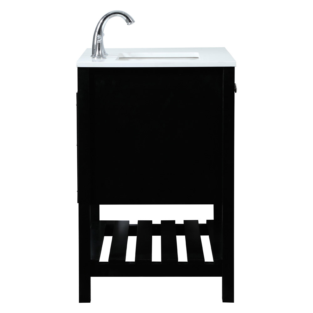 Elegant Bathroom Vanity - Black (VF16432BK)