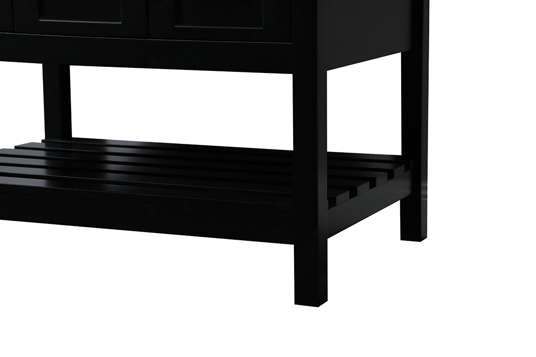 Elegant Bathroom Vanity - Black (VF16432BK-BS)