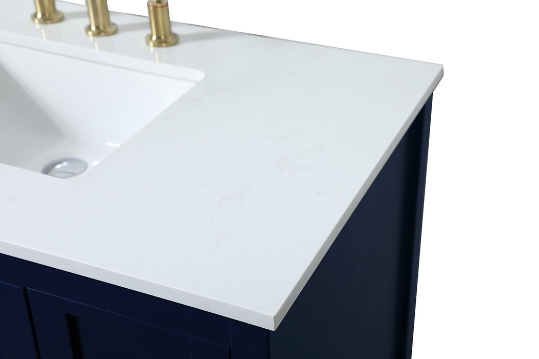 Elegant Bathroom Vanity - Blue (VF16432BL)