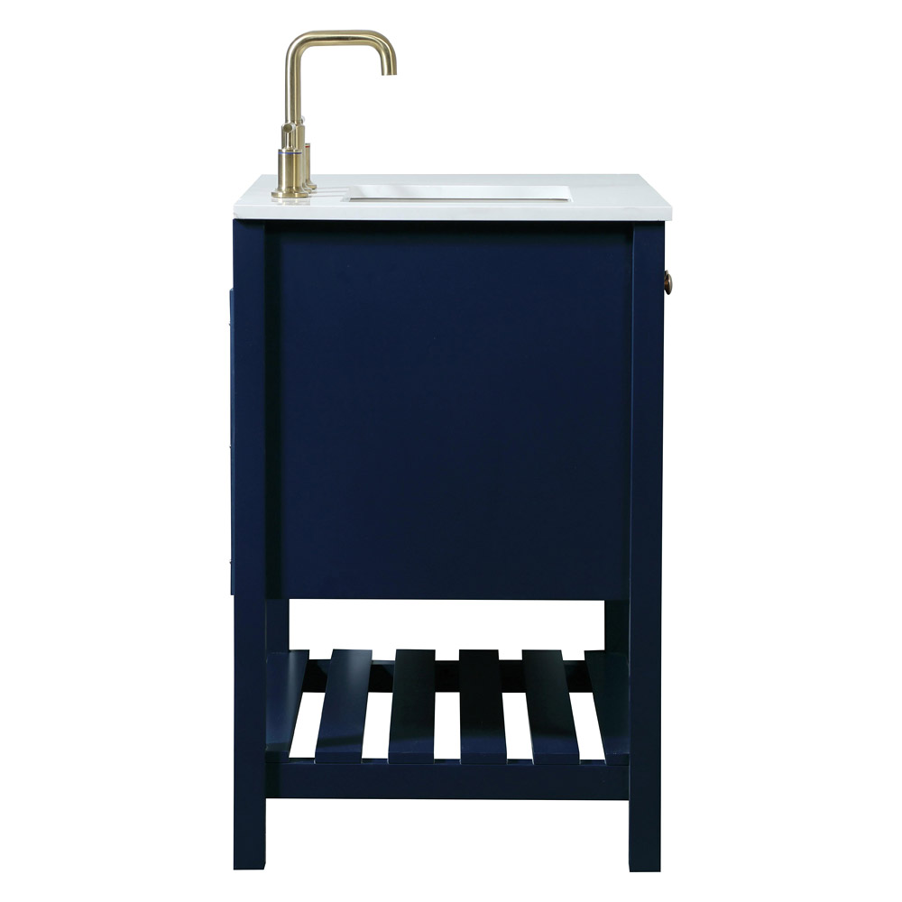 Elegant Bathroom Vanity - Blue (VF16432BL)