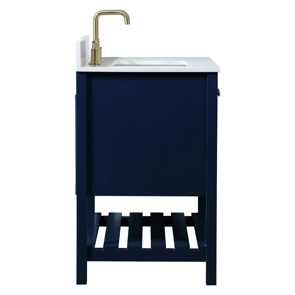 Elegant Bathroom Vanity - Blue (VF16432BL-BS)