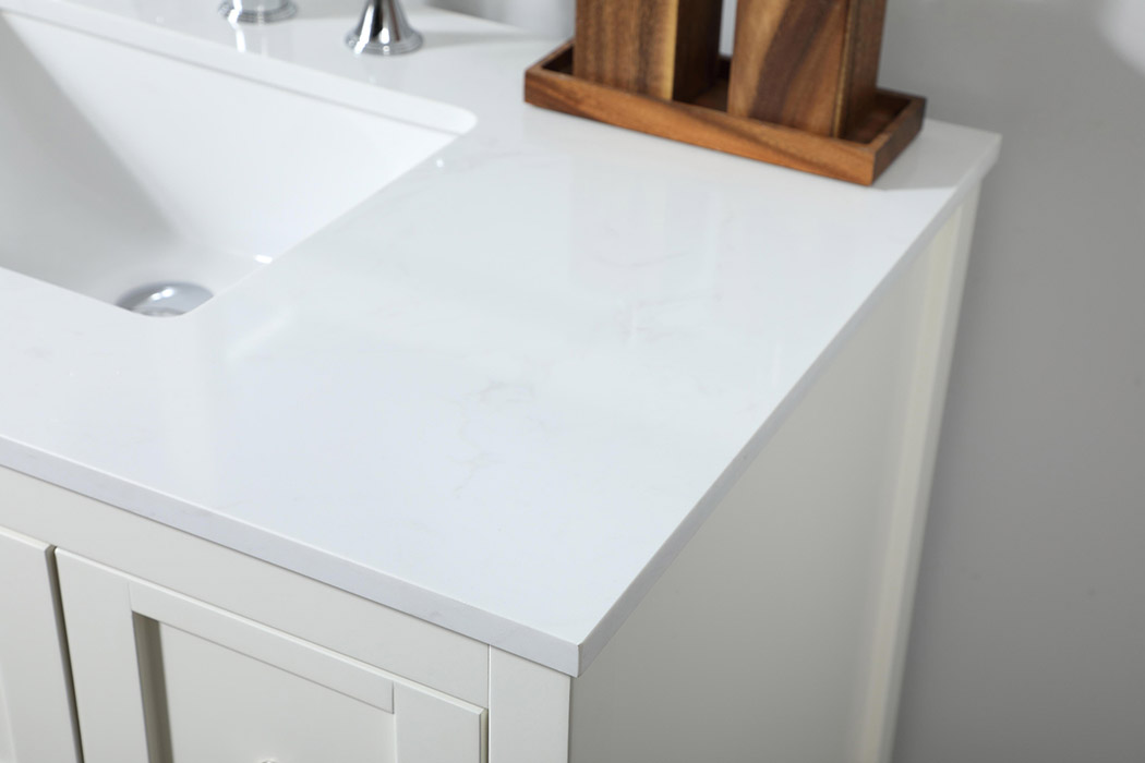 Elegant Bathroom Vanity - White (VF16432WH)