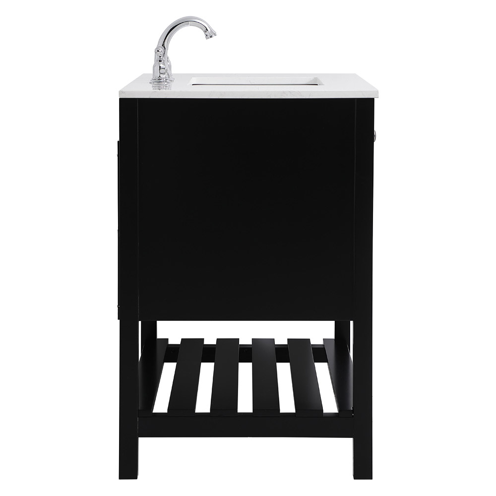 Elegant Bathroom Vanity - Black (VF16436BK)