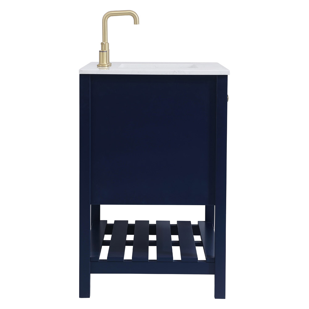 Elegant Bathroom Vanity - Blue (VF16436BL)