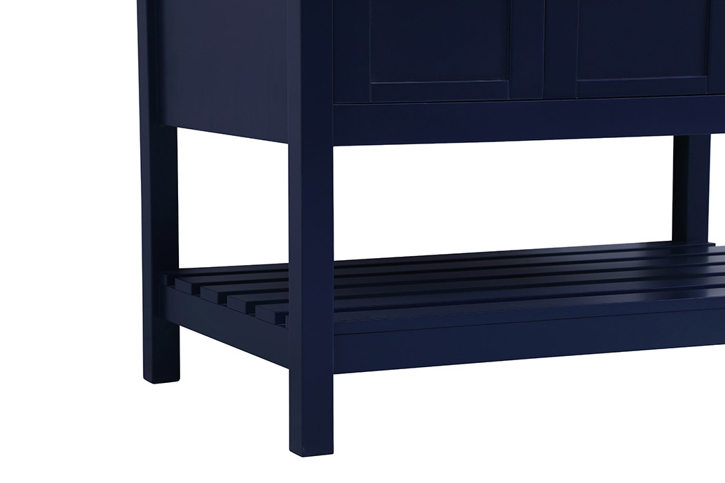 Elegant Bathroom Vanity - Blue (VF16436BL-BS)