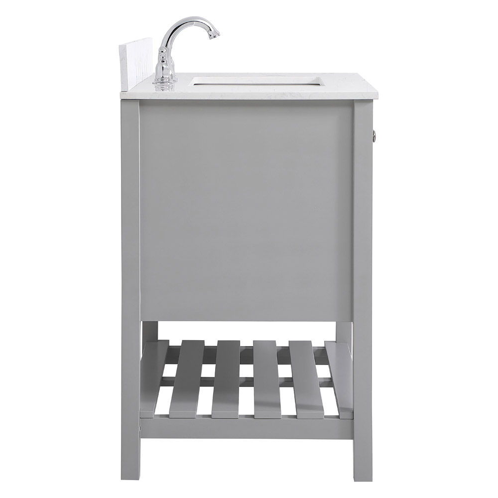 Elegant Bathroom Vanity - Gray (VF16436GR-BS)