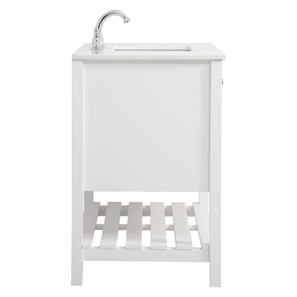 Elegant Bathroom Vanity - White (VF16436WH)