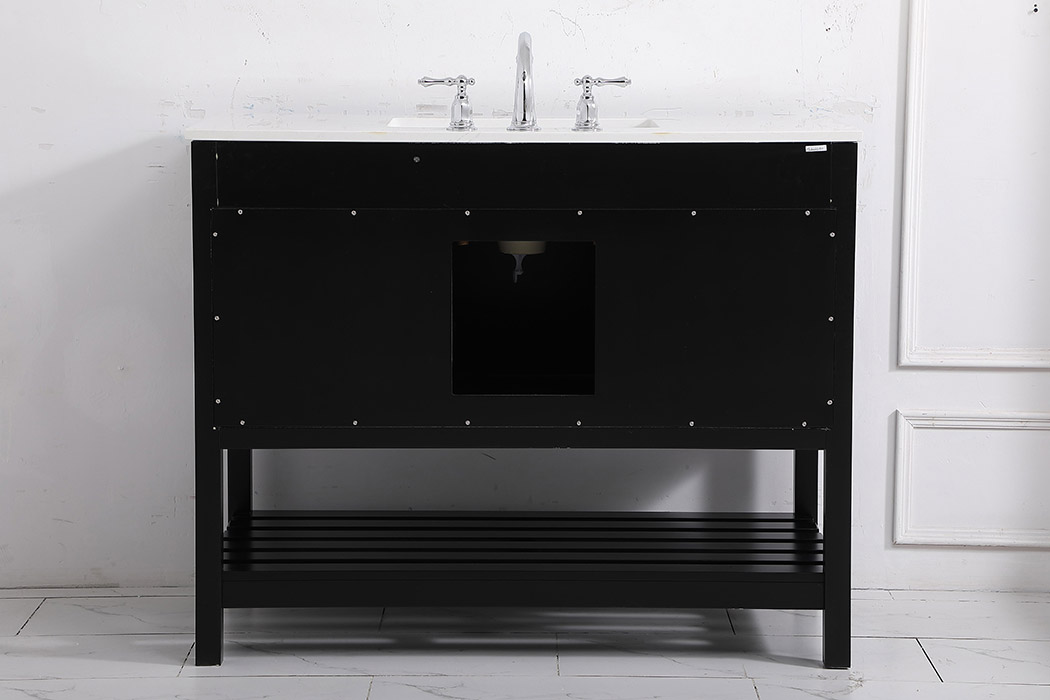 Elegant Bathroom Vanity - Black (VF16442BK)