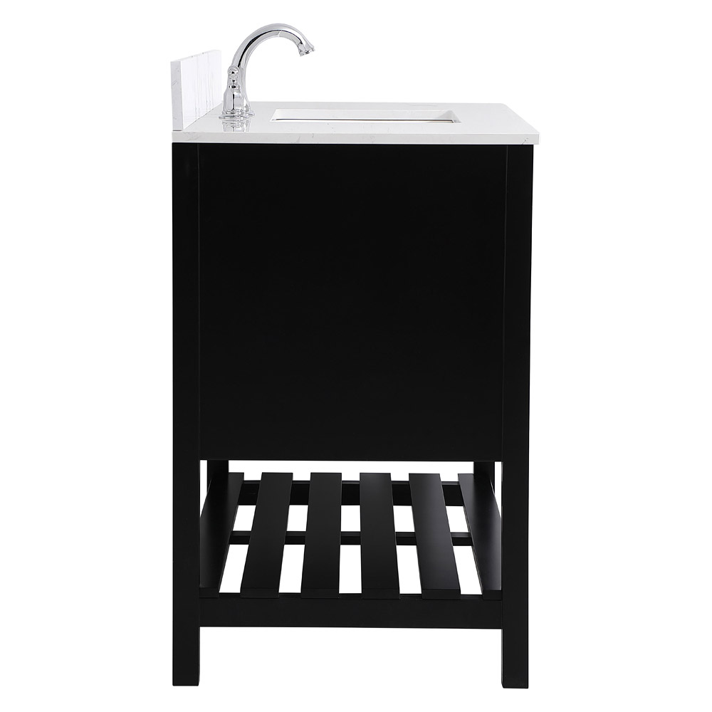 Elegant Bathroom Vanity - Black (VF16442BK-BS)