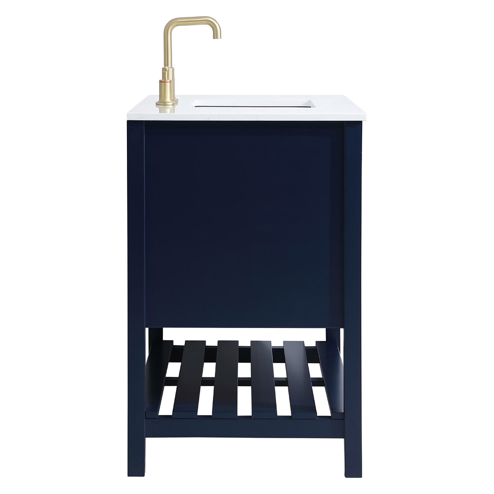 Elegant Bathroom Vanity - Blue (VF16442BL)