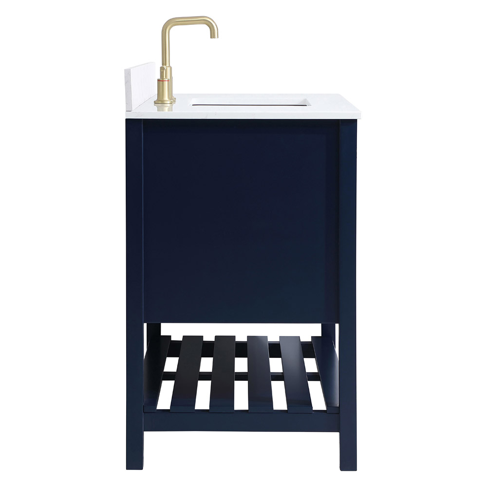 Elegant Bathroom Vanity - Blue (VF16442BL-BS)