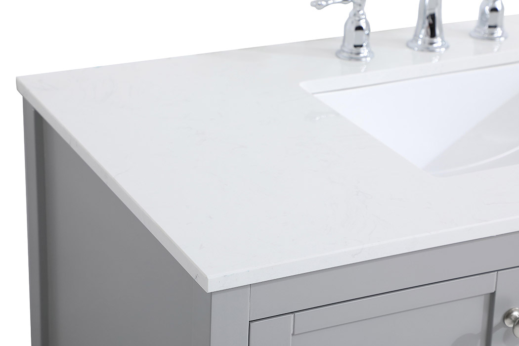 Elegant Bathroom Vanity - Gray (VF16442GR)