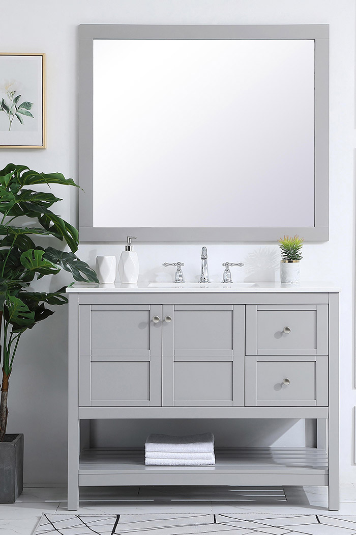 Elegant Bathroom Vanity - Gray (VF16442GR)