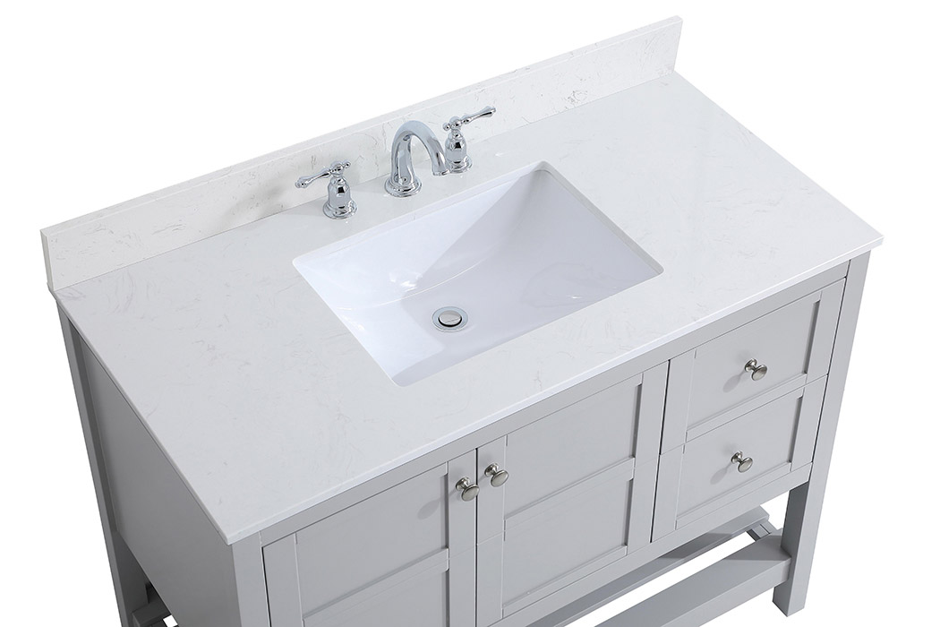 Elegant Bathroom Vanity - Gray (VF16442GR-BS)