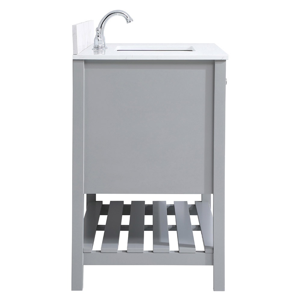 Elegant Bathroom Vanity - Gray (VF16442GR-BS)