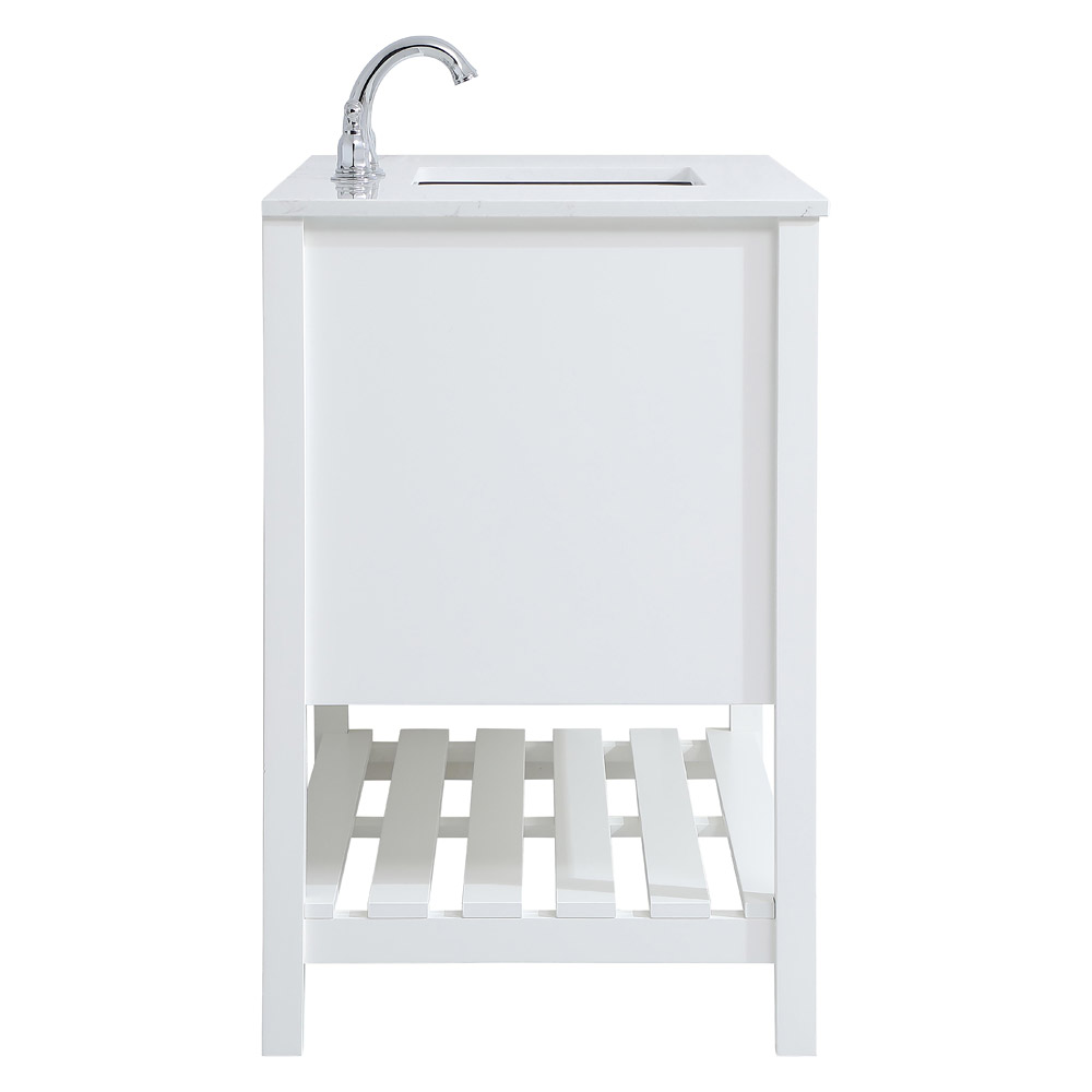 Elegant Bathroom Vanity - White (VF16442WH)