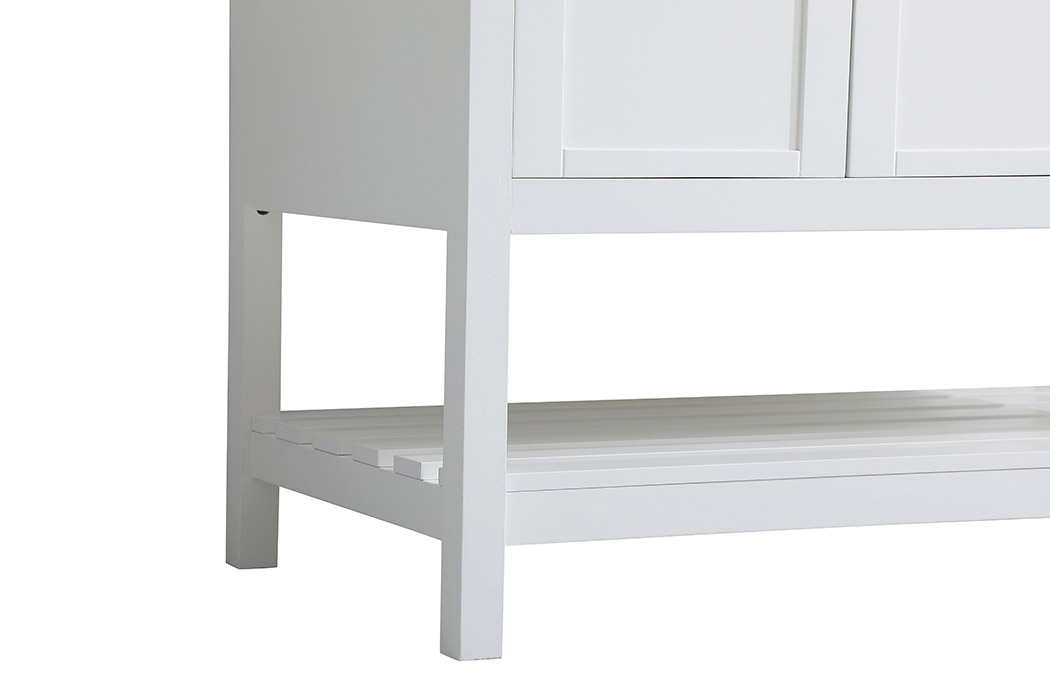 Elegant Bathroom Vanity - White (VF16442WH-BS)