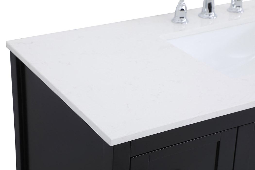 Elegant Bathroom Vanity - Black (VF16448BK)