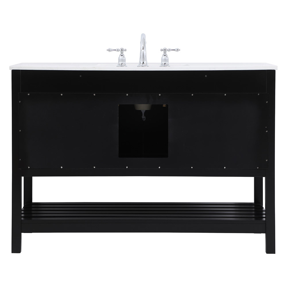 Elegant Bathroom Vanity - Black (VF16448BK)