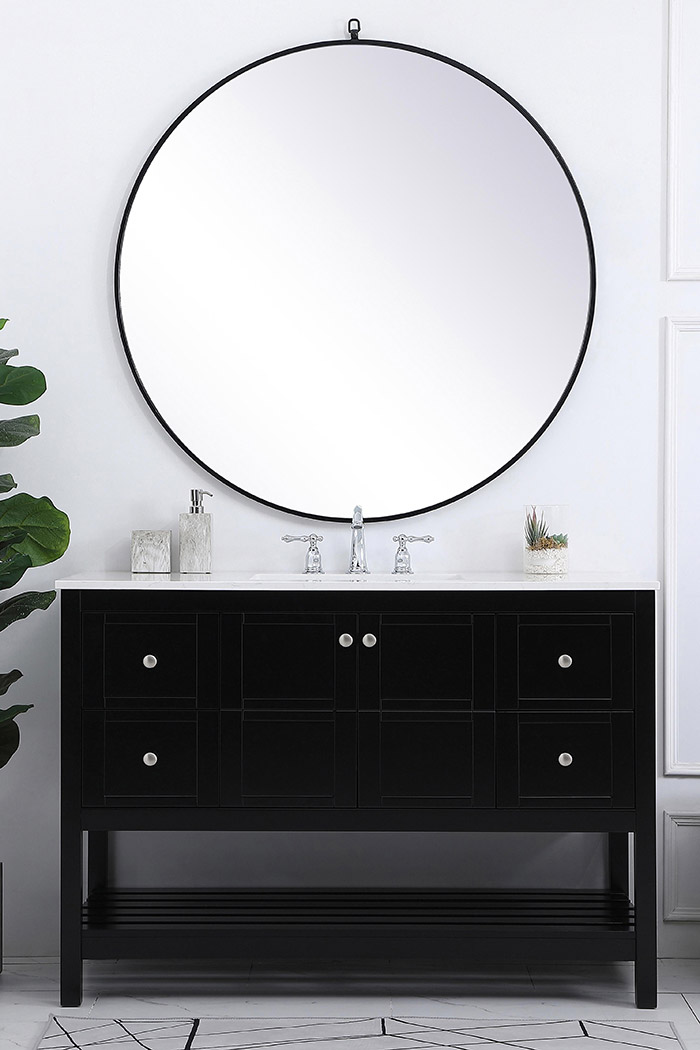 Elegant Bathroom Vanity - Black (VF16448BK)